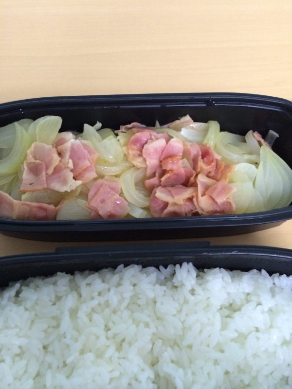 男の自炊料理。ジャーマンポテトベーコン。