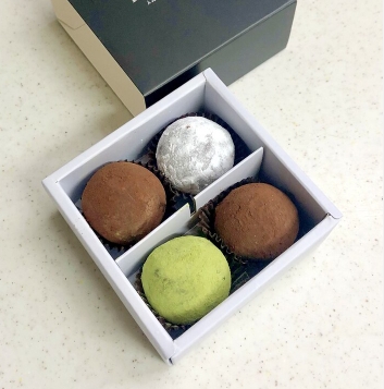 ★混ぜるだけ!きな粉で♡チョコトリュフ★
