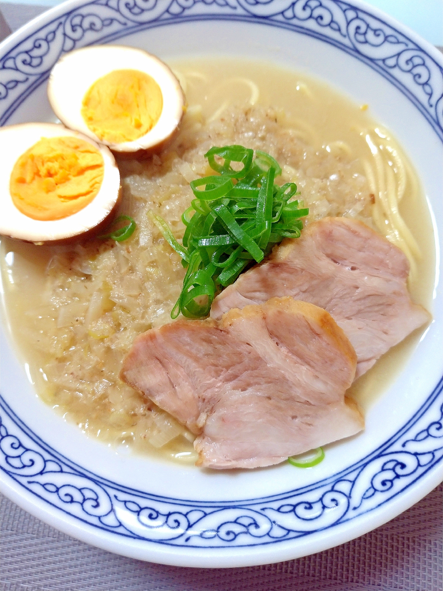 油を使わない★魚介系ラーメン