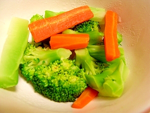 【昆布だしで】温野菜サラダ【取り分け離乳食】