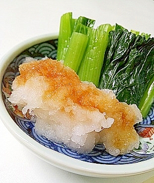 サッパリ美味しい小松菜とおろし大根