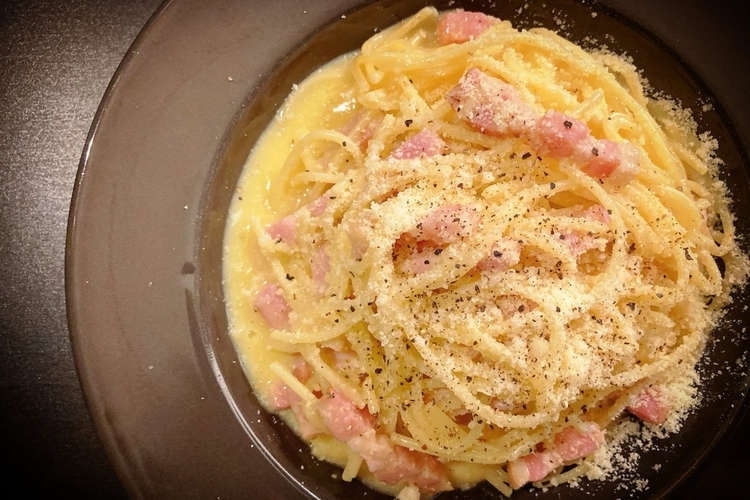 カルボナーラページ 完成形☆濃厚カルボナーラ : Quality of Life by JUNA Powered by