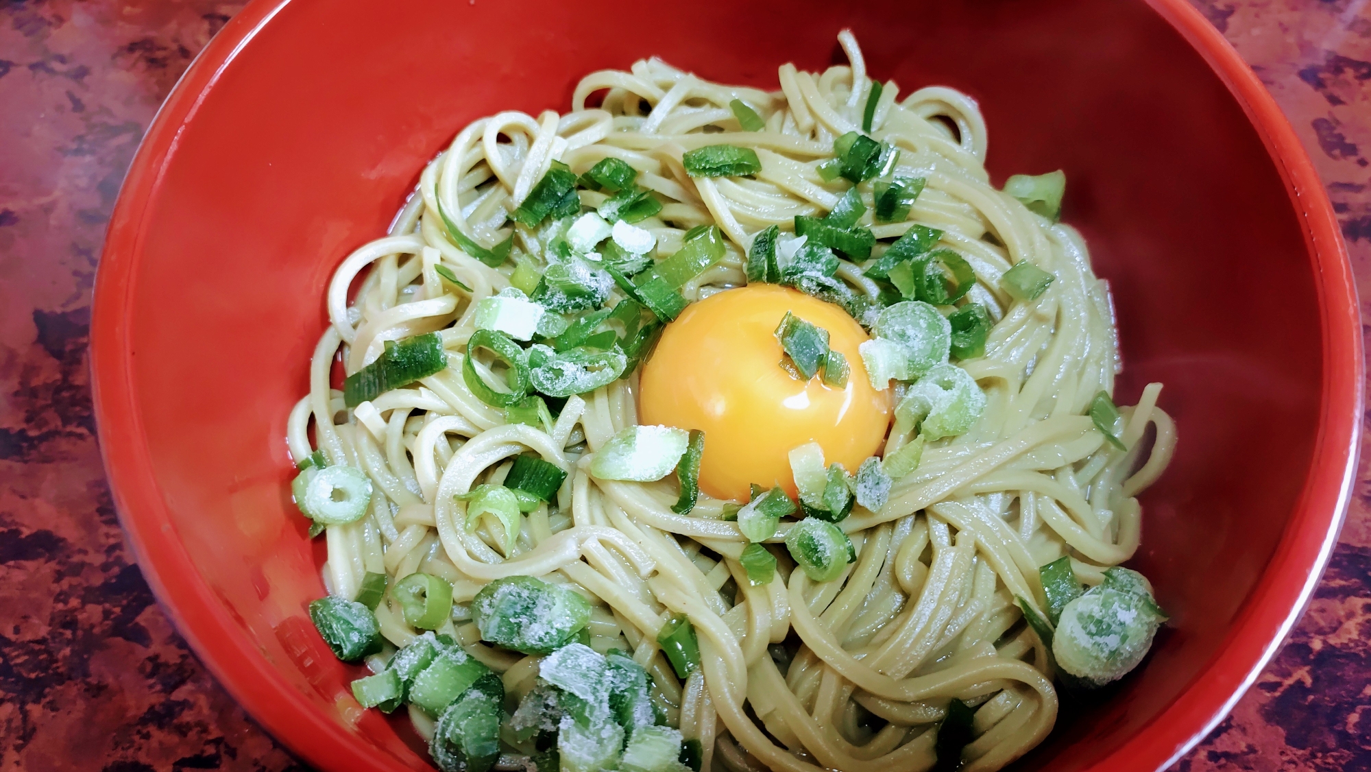 茶蕎麦で！油そば