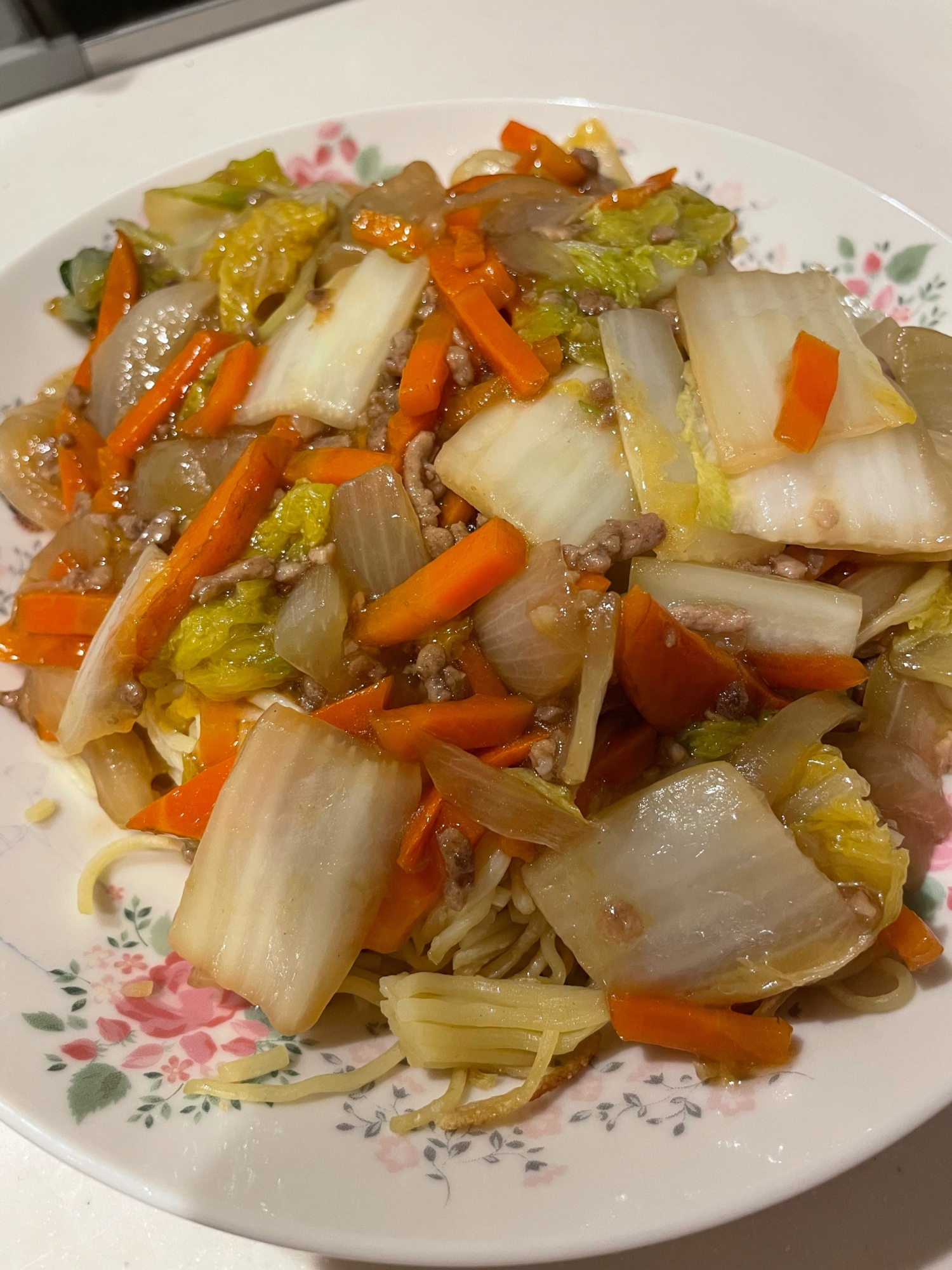 【幼児食】あんかけ焼きそば