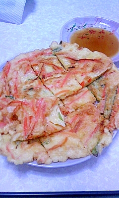 ある材料で！簡単チヂミ♪