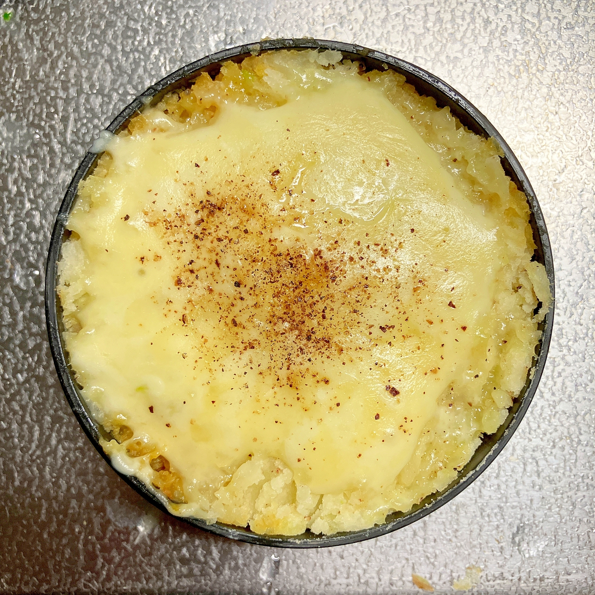 レンジで作る★ミートポテトグラタン