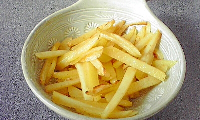 切って焼くだけ簡単揚げないフライドポテト レシピ 作り方 By かも00 楽天レシピ