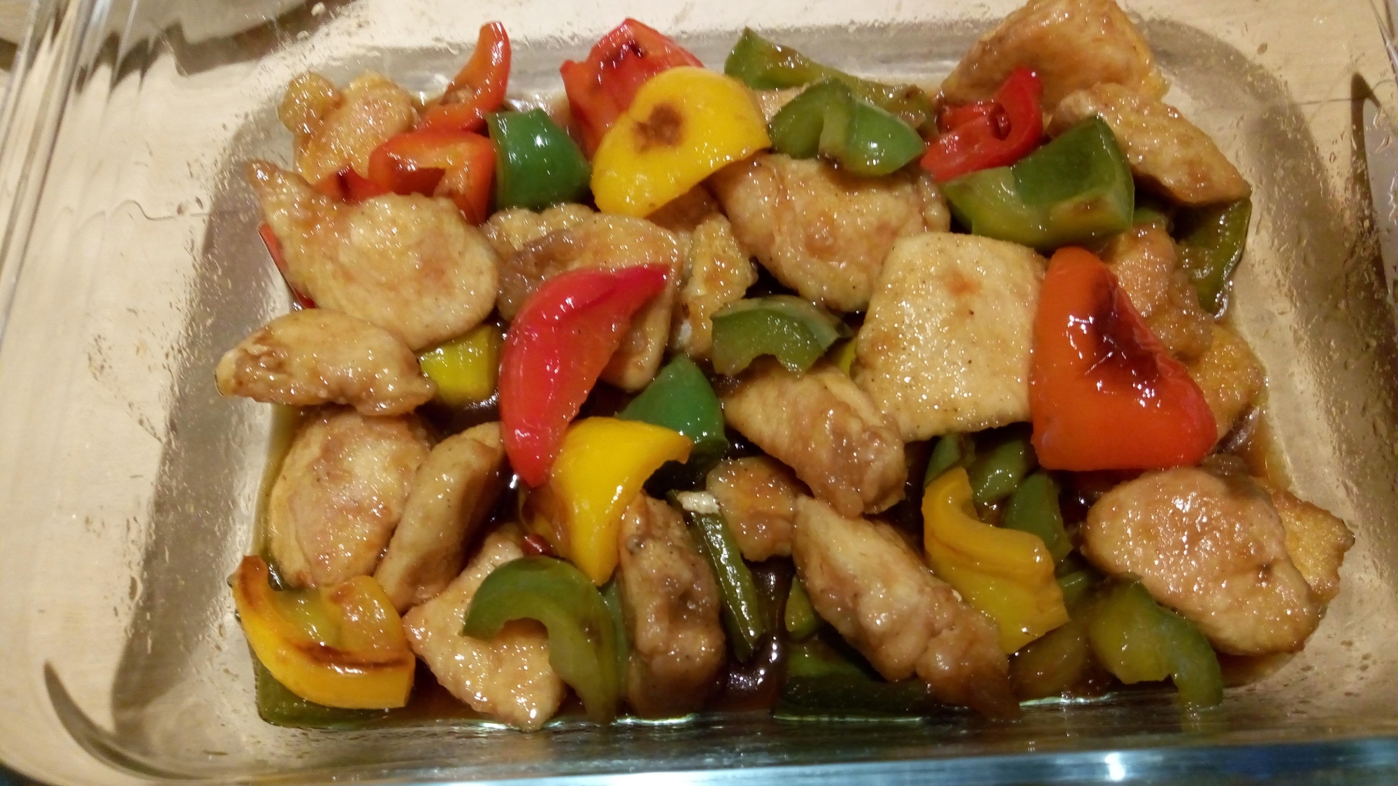 パプリカと鶏ささみの南蛮マリネ