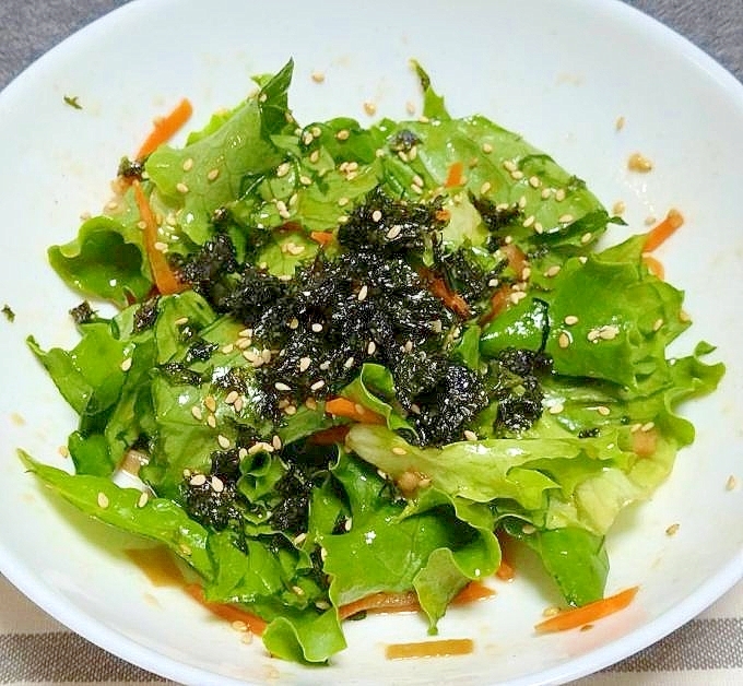 韓国海苔でピリ旨!チョレギ風サラダ