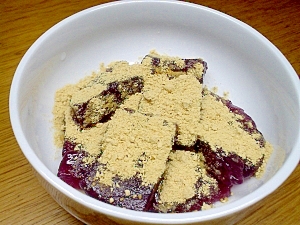 ぶどう冷や餅