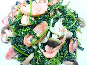 春の山菜あずき菜のソテー レシピ 作り方 By リラリラリンゴ 楽天レシピ