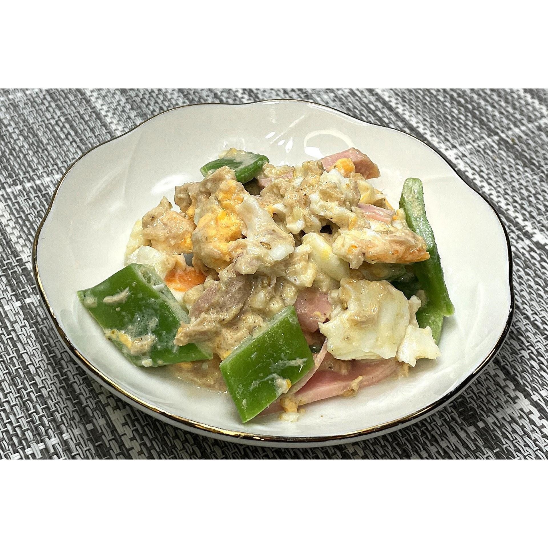 モロッコいんげんのエッグサラダ★動画あり★