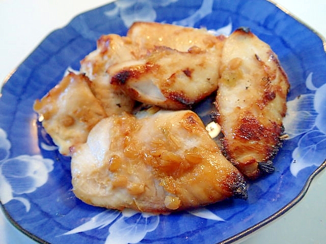 シイラの金山寺味噌焼き レシピ 作り方 By ぷ みぃまま 楽天レシピ