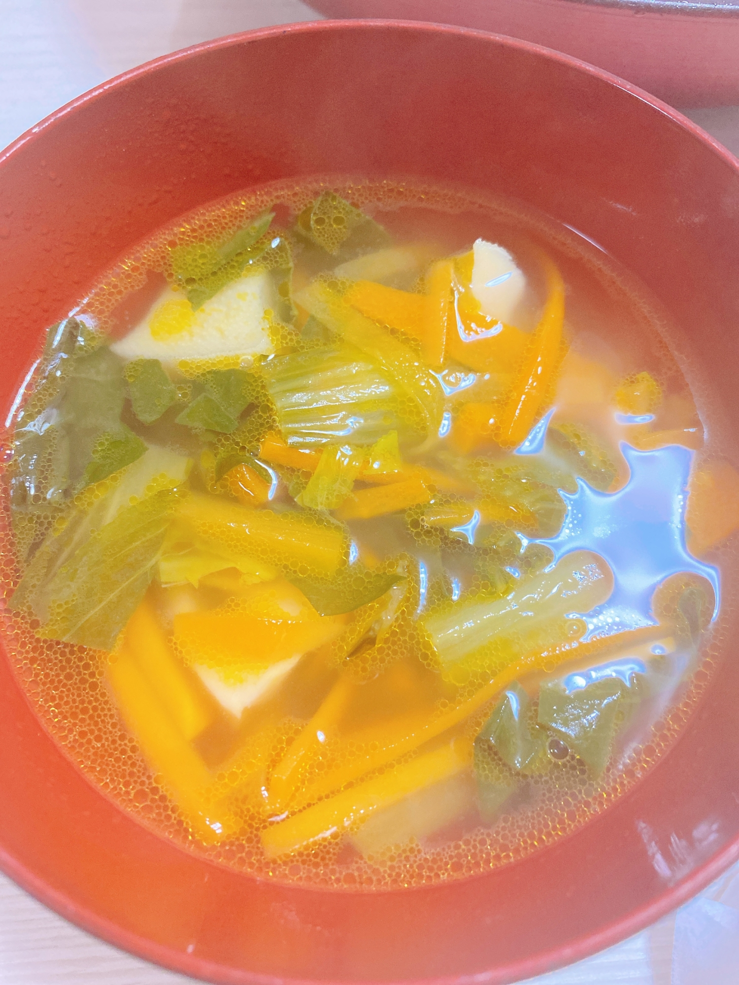 三色中華スープ