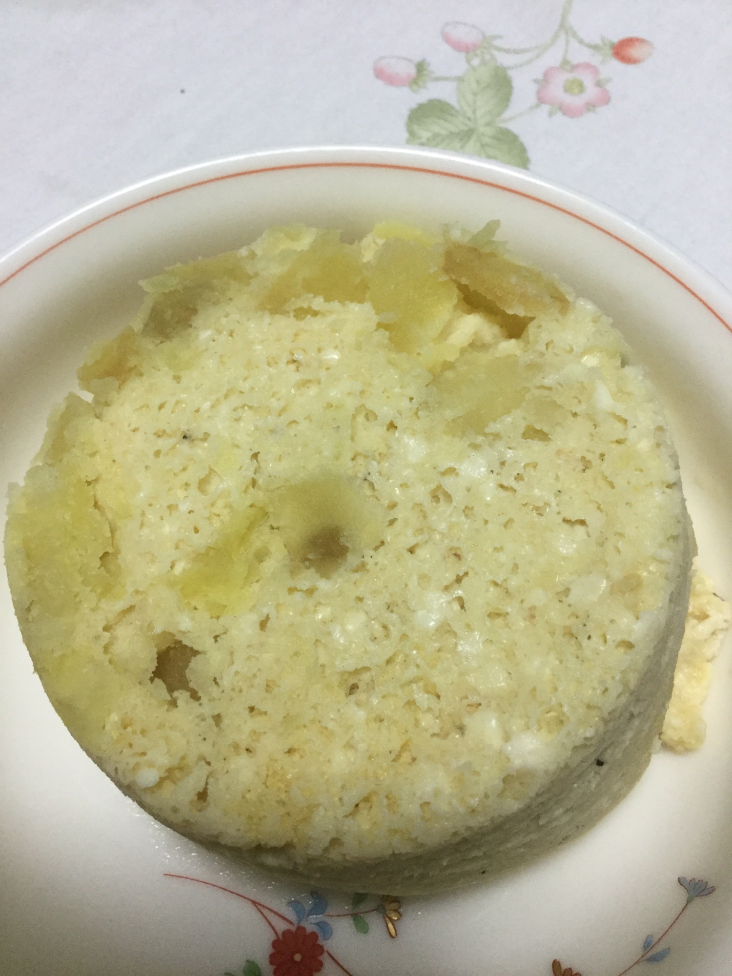 林檎と薩摩芋の豆腐おから蒸しパン