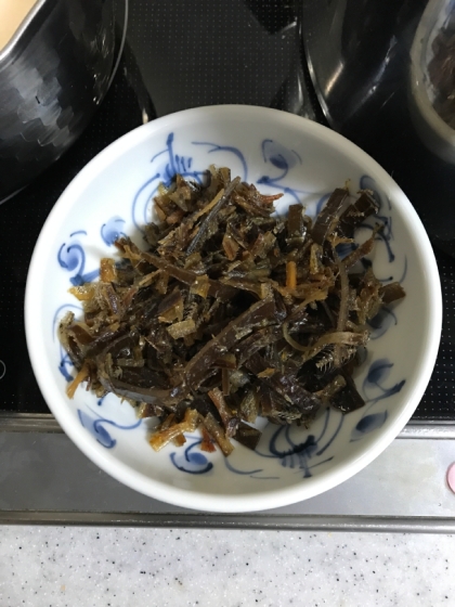 出汁を取った後の煮干し・昆布で★砂糖なし佃煮★