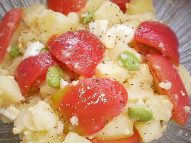 手元にある物でポテトサラダ