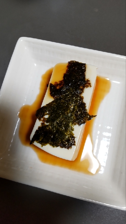 海苔ごま油ꕤ ヘルシー湯豆腐風✧˖°