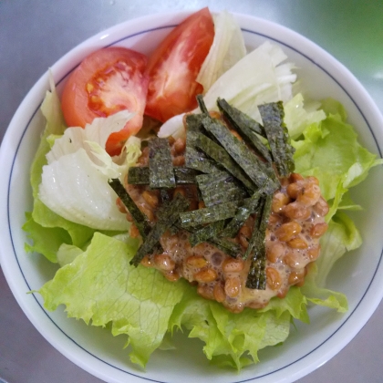 海苔と納豆のおつまみ