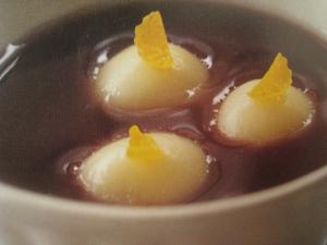 ヘルシー!豆腐白玉おしるこ