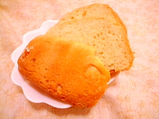 米粉＆豆乳入り♪薄力粉で作るモチモチHB食パン