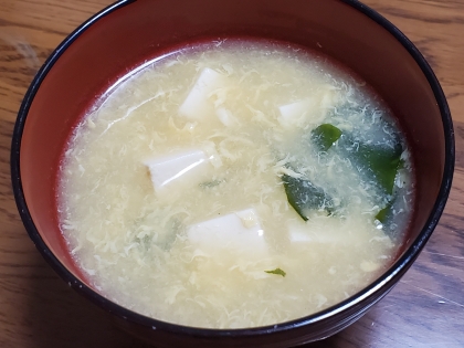 豆腐の生姜かき玉汁