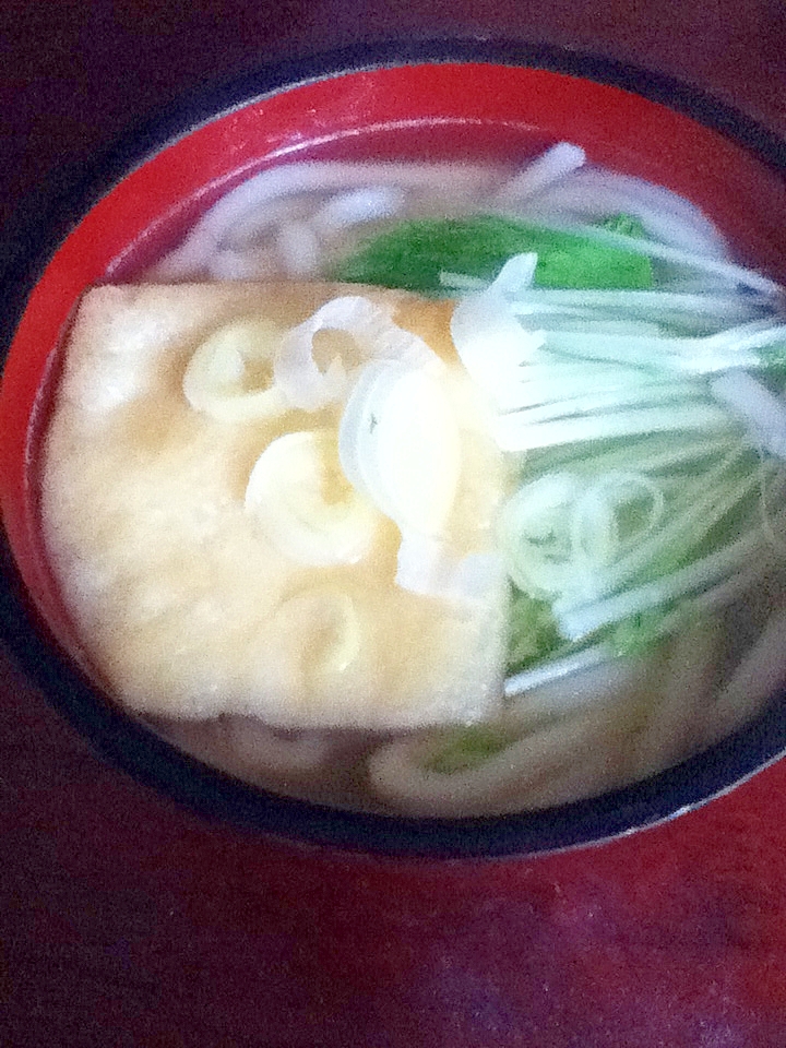 ハリハリ☆白だしキツネうどん【ほっこり和食】