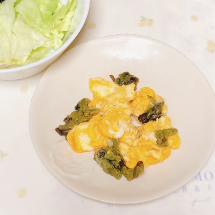 麹生活しましょ☘️とろりんෆ*わらびの卵炒めꕤ୭*