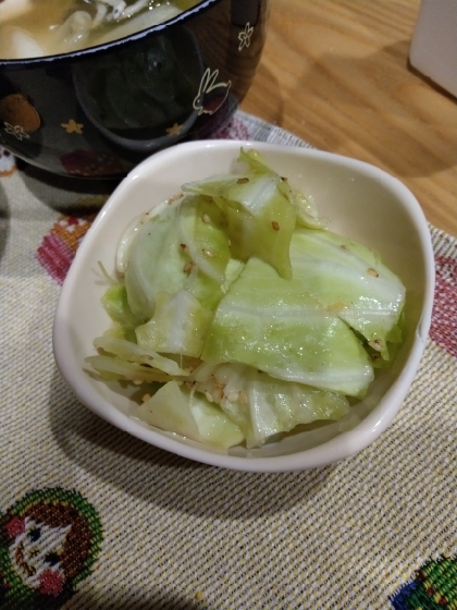 無限に食べられる！居酒屋風キャベツだれ