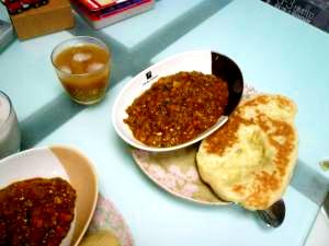 スパイシー☆キーマカレー＆焼き立てナン