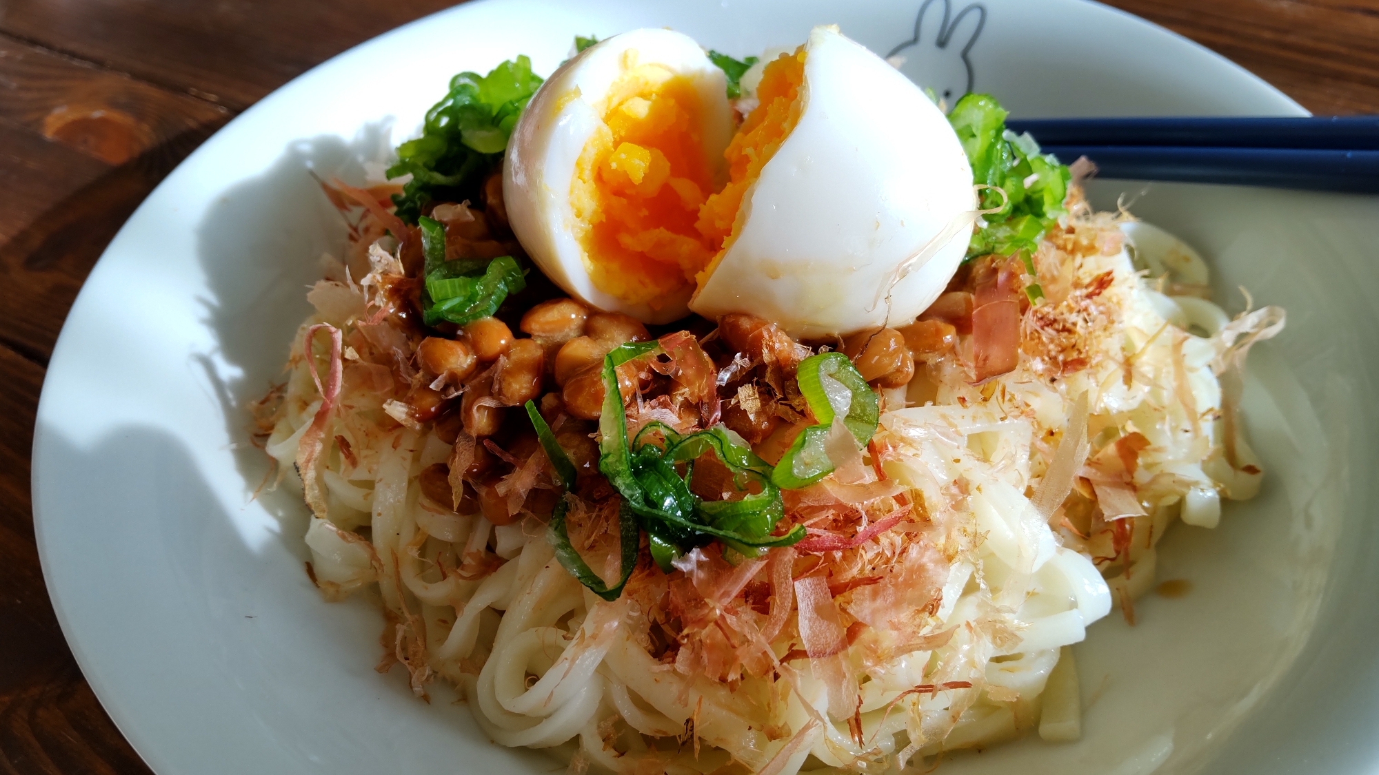 簡単！納豆釜あげうどん