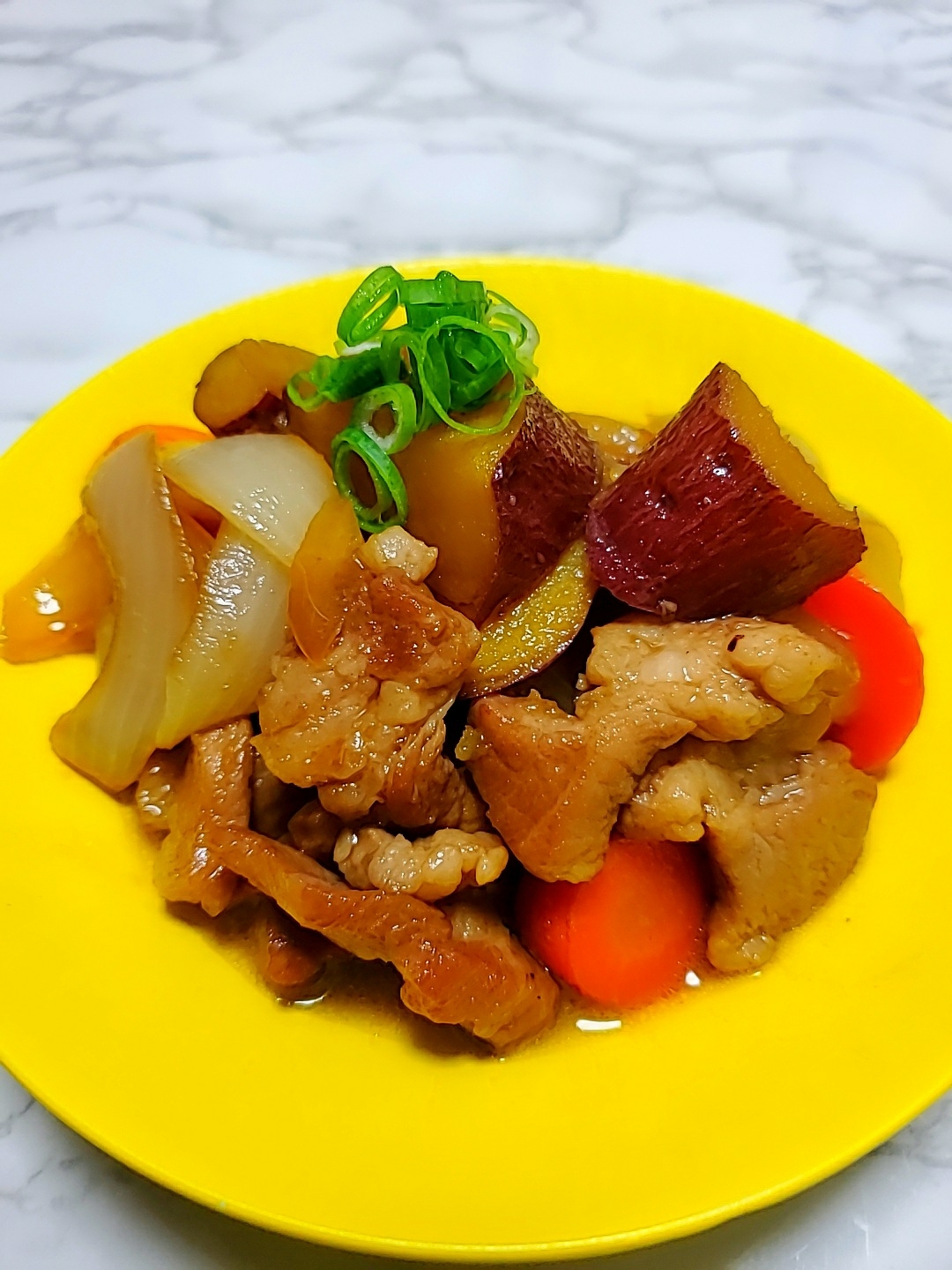 肉じゃが風☆豚肉の薩摩芋煮