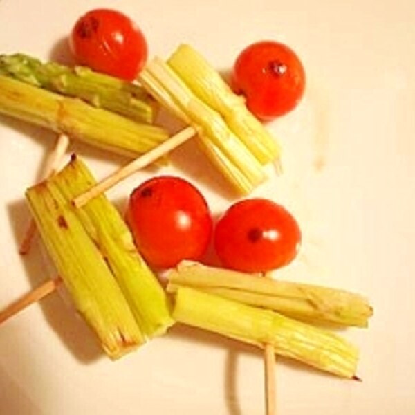 おつまみに アスパラとミニトマトの塩串焼き レシピ 作り方 By ブ 子 楽天レシピ おつまみに アスパラとミニトマトの塩串焼き レシピ 作り方 By ブ 子 楽天レシピ