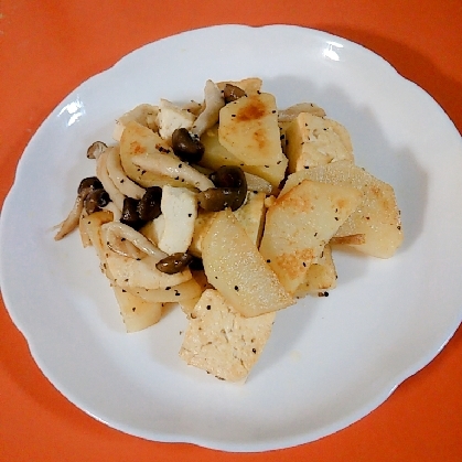 ciciinoさん こんばんは♪夕食に作りました！秋らしい食材に、ゴマ油の風味やスパイシーさもあり、とっても美味しかったです☆素敵なレシピ感謝ですo(^o^)o