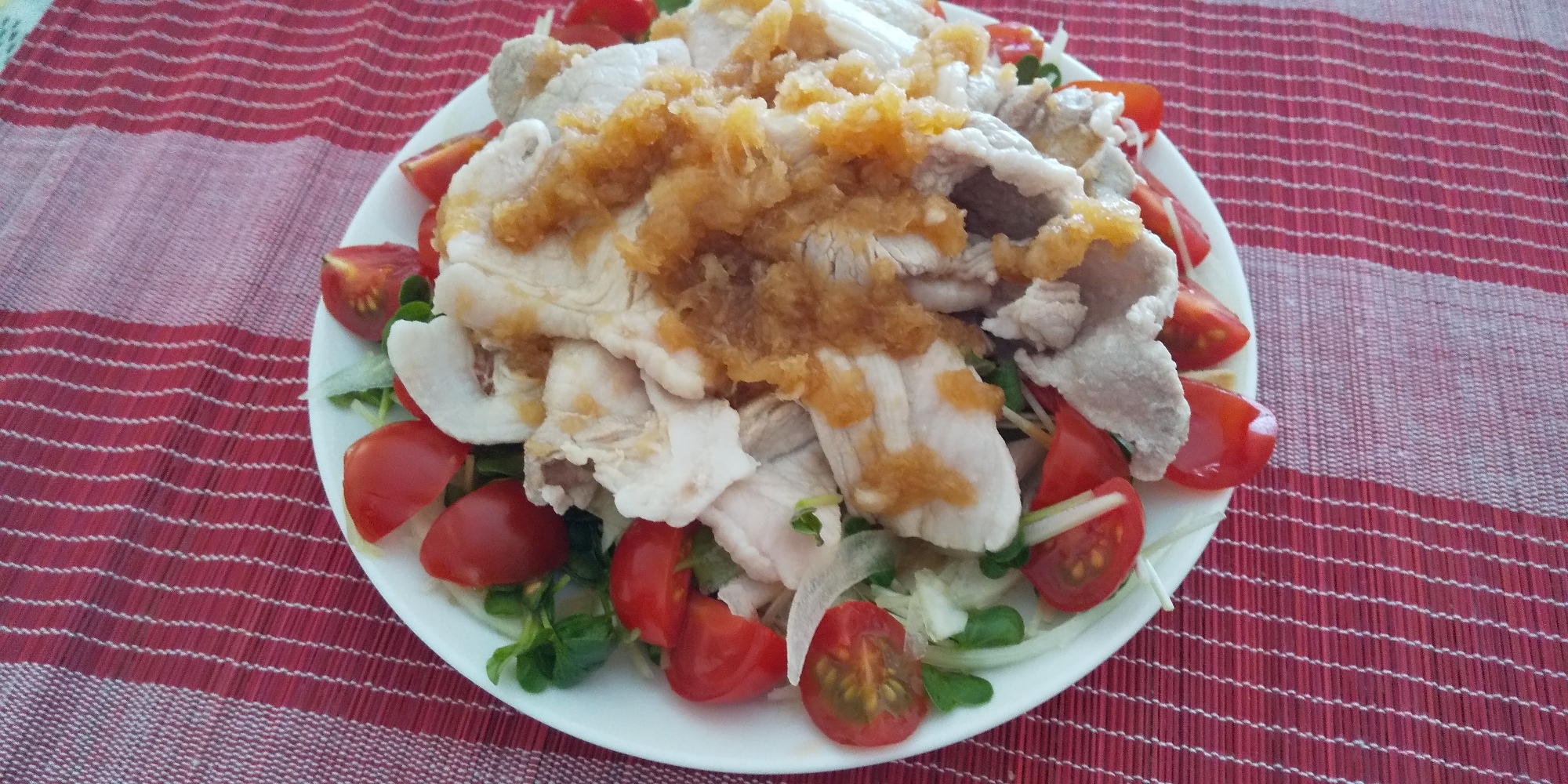 さっぱり大根おろしとポン酢の冷しゃぶサラダ レシピ 作り方 By ゆきやま 楽天レシピ さっぱり大根おろしとポン酢の冷しゃぶサラダ レシピ 作り方 By ゆきやま 楽天レシピ