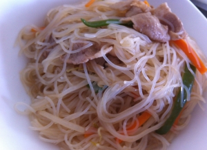 我が家のシンプル焼きビーフン