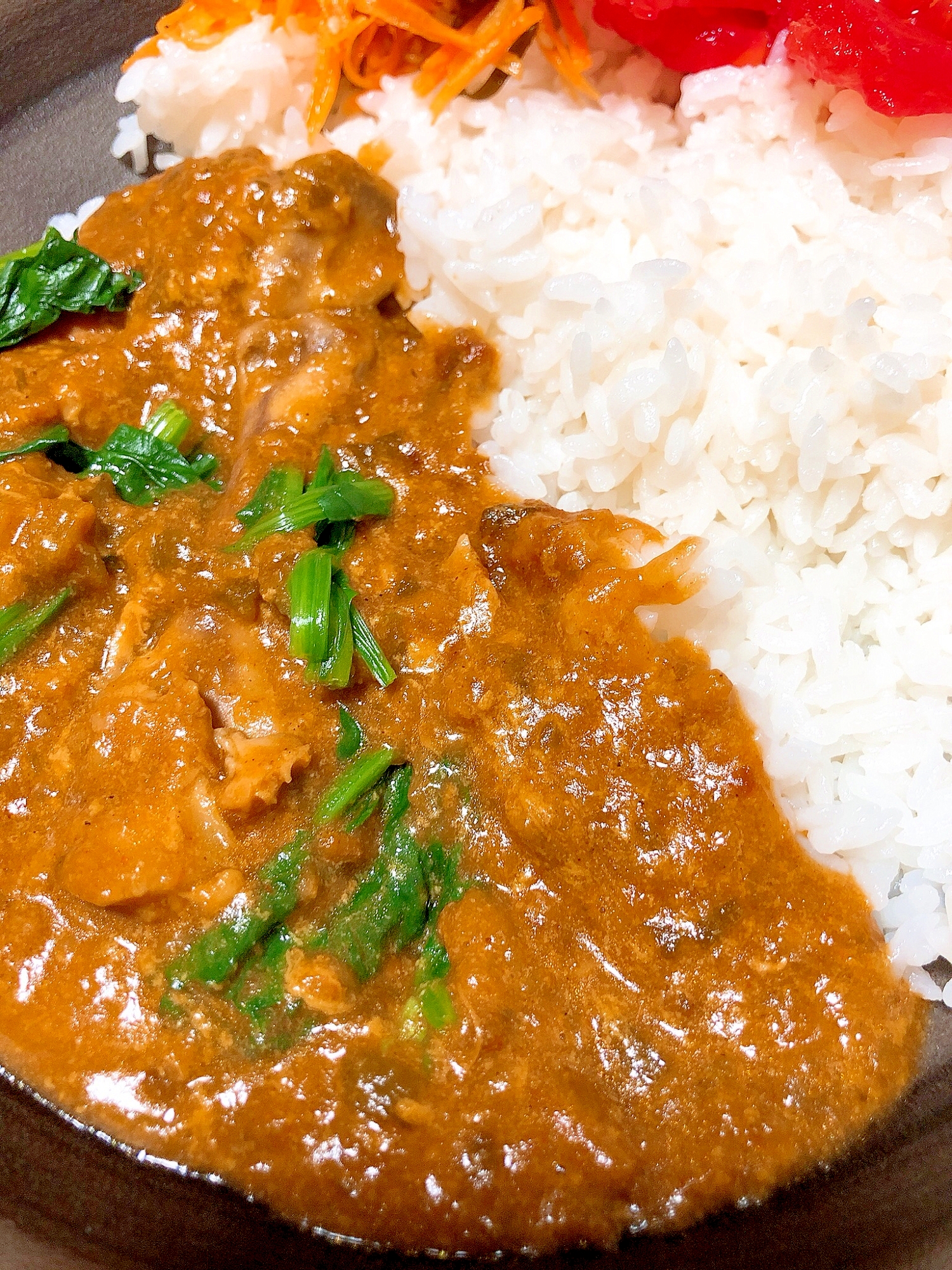 カレーをアレンジ！ほうれん草たっぷり鉄分カレー