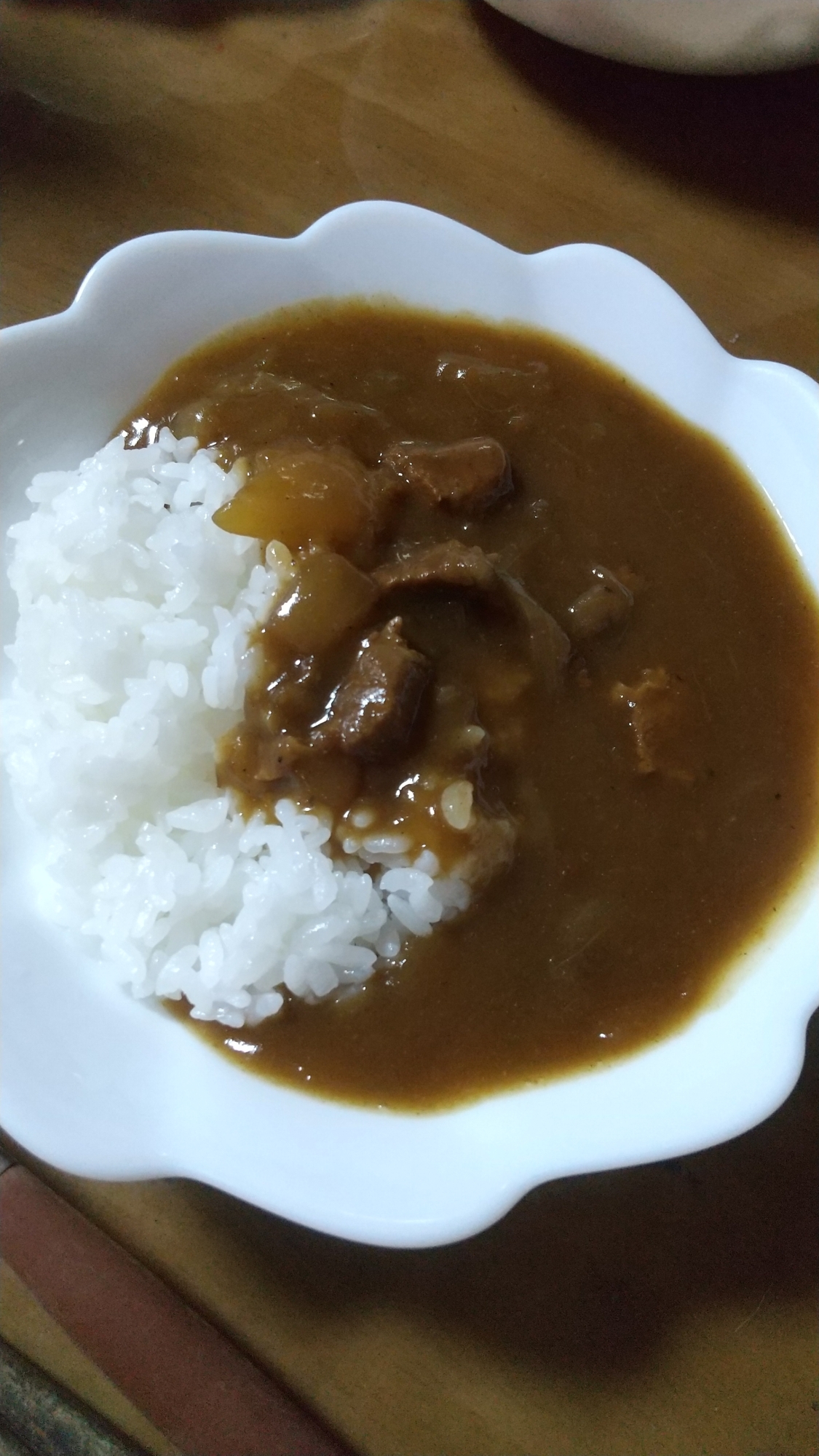 牛すじと玉ねぎのサラサラカレー