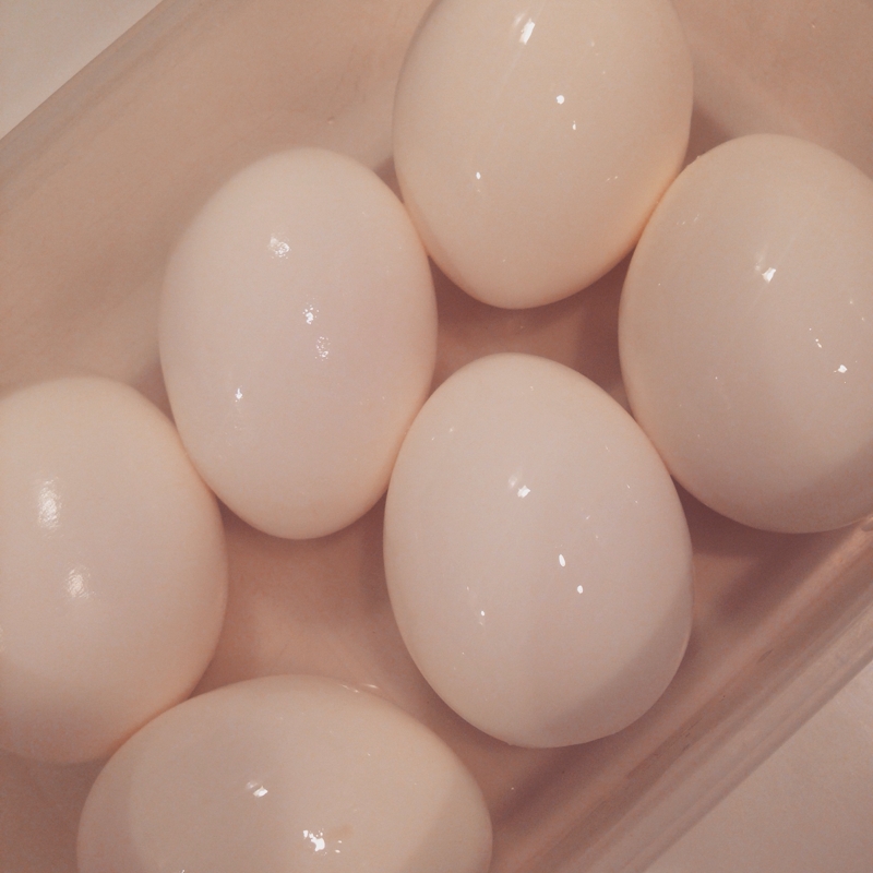 ツルツル半熟卵