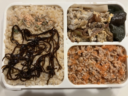 つくしと大豆ミートミンチの肉味噌風　プラントベース