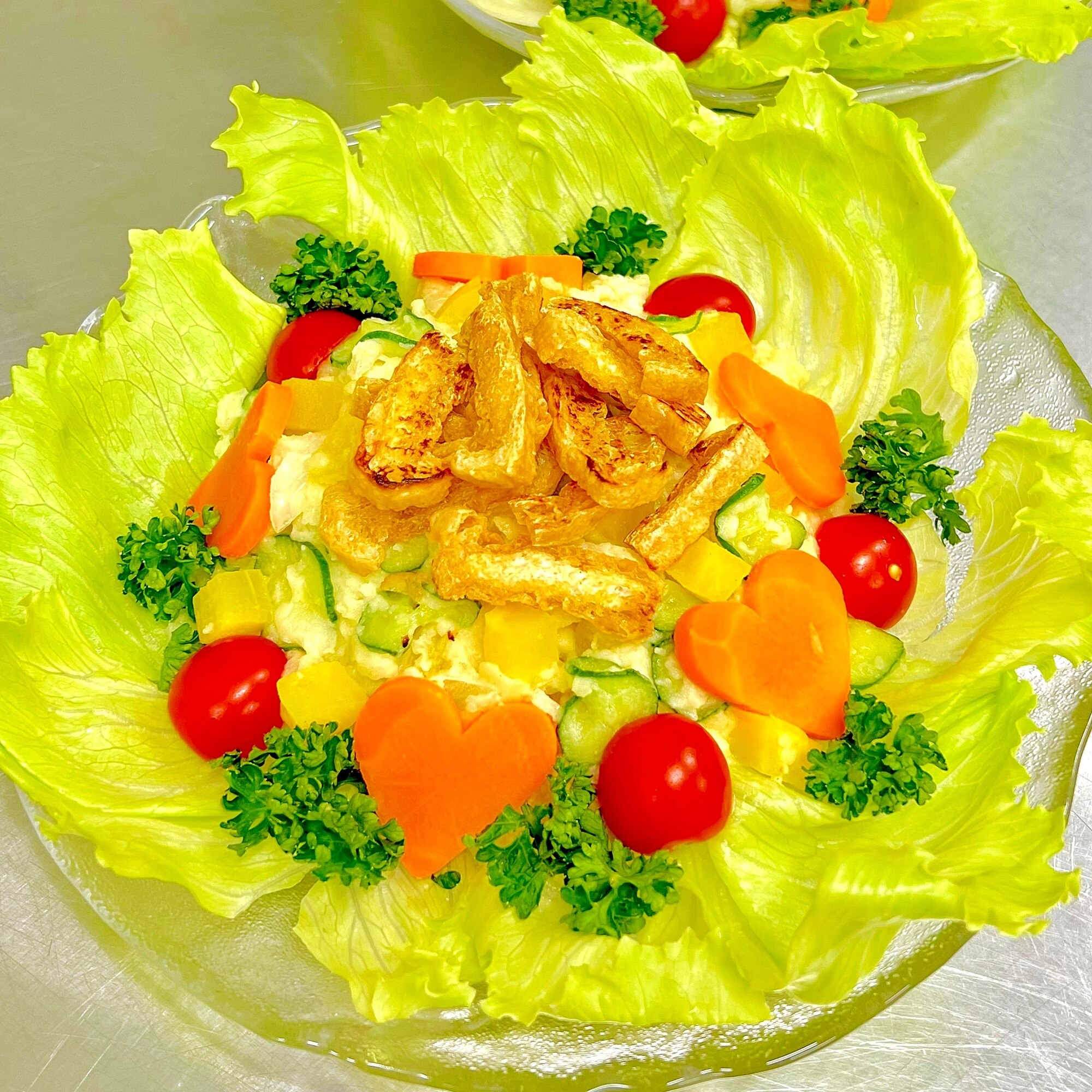 栃尾揚げカリカリ！ポテトサラダ レシピ・作り方 by まめもにお - 楽天