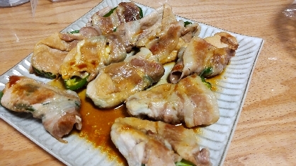 チーズたっぷりピーマン肉巻き レシピ 作り方 By 92727 楽天レシピ