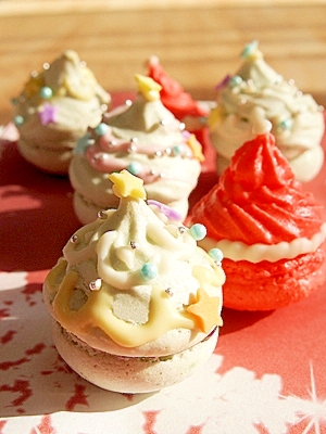 クリスマスに ツリー サンタのマカロン レシピ 作り方 By 春虹ママ 楽天レシピ クリスマスに ツリー サンタのマカロン レシピ 作り方 By 春虹ママ 楽天レシピ