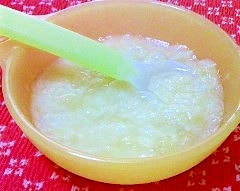 離乳食初期 りんごパン粥 レシピ 作り方 By はな 楽天レシピ