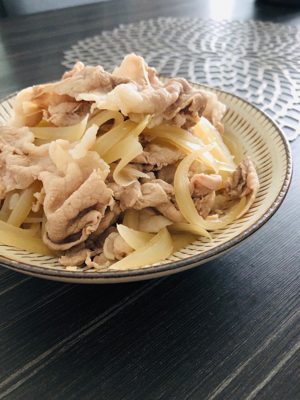 今夜はサクッと汁だく豚丼☆