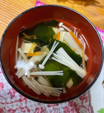 ♢豆腐とわかめのすまし汁♢
