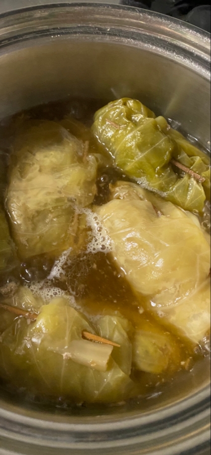 お出汁香る♪和風ロールキャベツ♪