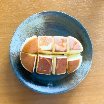 はじめまして★チーズ蒸しケーキ大好きなので、見てスグ試しちゃいましたヽ(*´∀｀)サクフワでとっても美味しかったです！