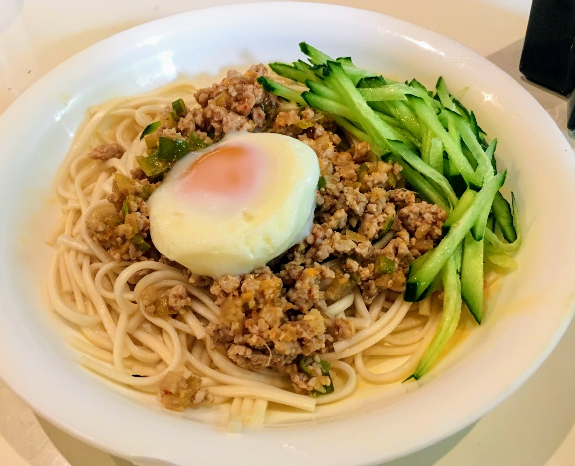 特製肉味噌で♡ジャージャーうどん