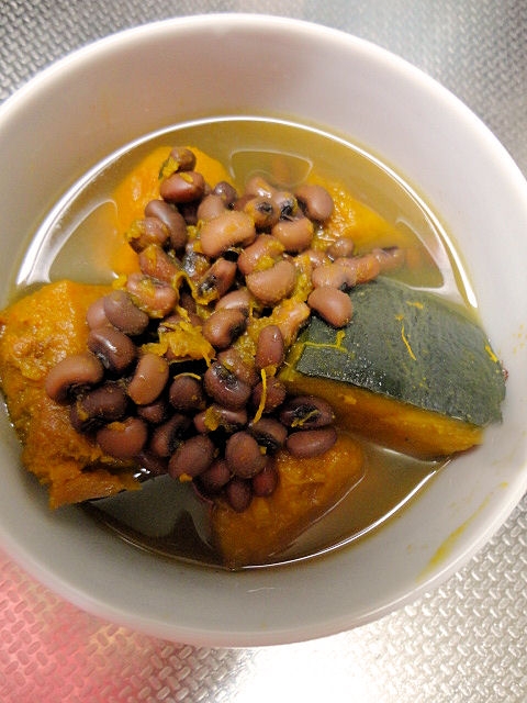 小豆とカボチャのハトコ煮